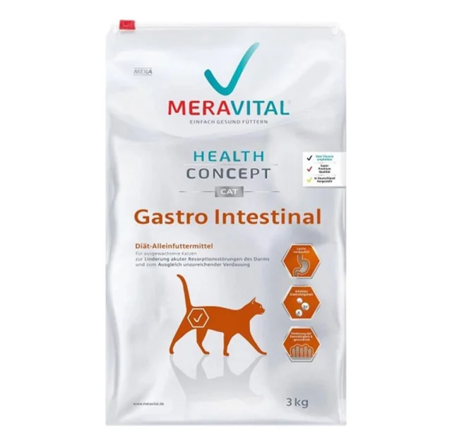 Сухий корм Mera MVH Gastro Intestinal для дорослих котів при розладах травлення, 400 гр