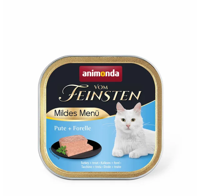 Консерви Animonda Vom Feinsten паштет для котів, з індичкою і фореллю, 100 г