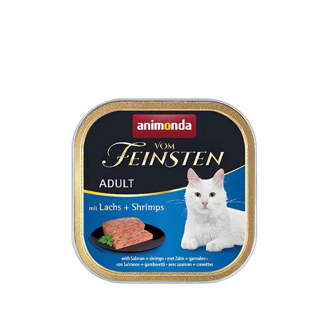 Консерви Animonda Vom Feinsten паштет для котів, з лососем і креветками, 100 г