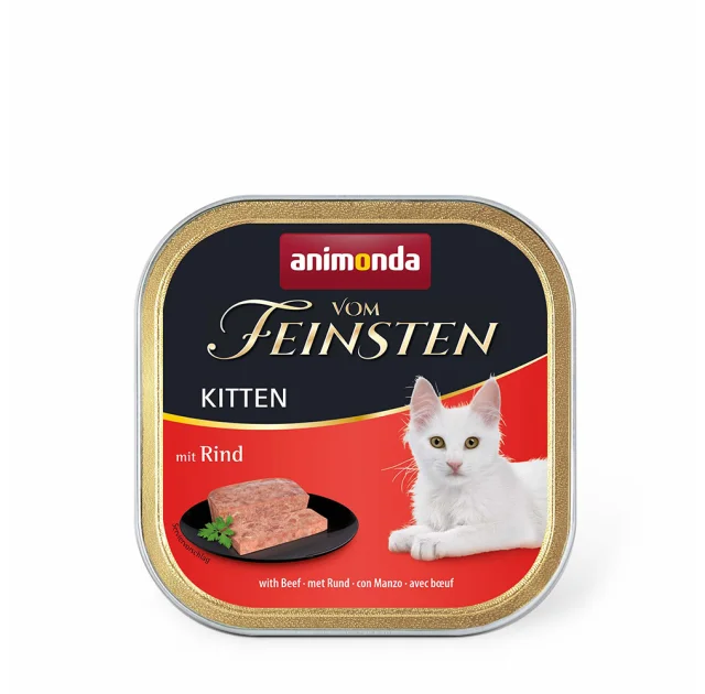 Консерви Animonda Vom Feinsten паштет для кошенят, з яловичиною, 100 г