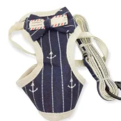 Повідець-шлея AnimAll костюм з бантиком для собак, 1×120 см