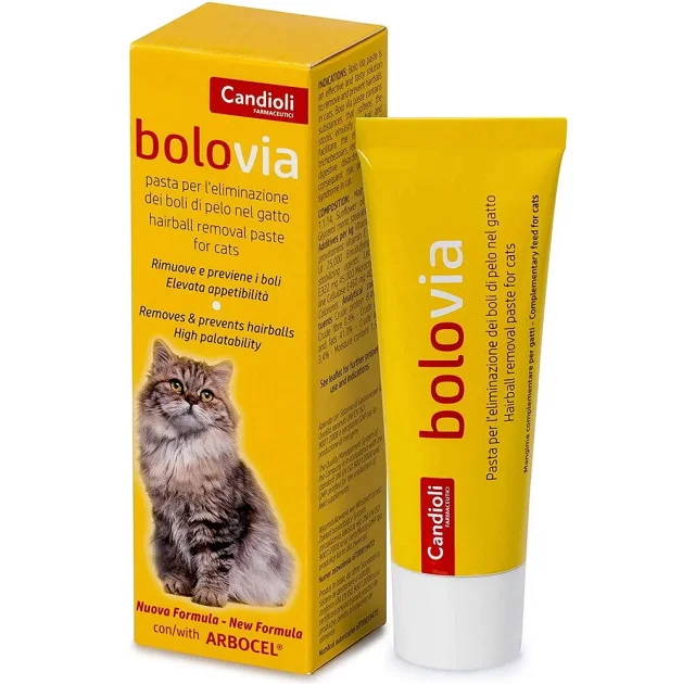 Паста Candioli Bolo Via для виведення шерсті, для котів, 50 г