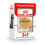 Влажный корм Royal Canin Chihuahua Adult для чихуахуа, 85 г, акция 3+1