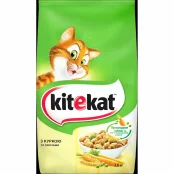 Сухий корм KiteKat для котів, курка з овочами, 1.8 кг