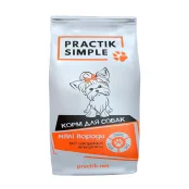 Сухой корм Practik Simple для взрослых собак малых пород, 1 кг