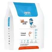 Сухий корм Practik Simple Свіжий лосось, для стерилізованих кішок та котів, 1 кг