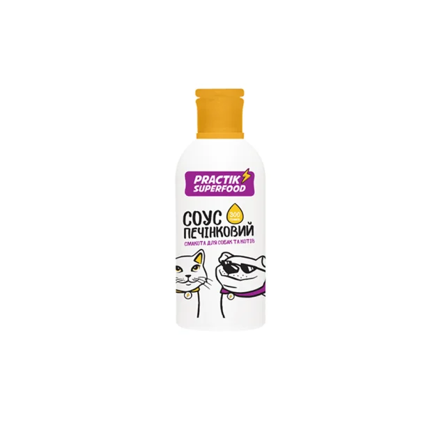 Печінковий соус Practik SuperFood для собак та котів, 300 г