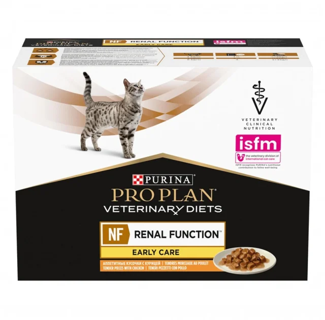Вологий корм Purina Pro Plan Veterinary Diets NF Renal Function Early Care для котів, при хворобах нирок, з куркою, 85 г