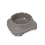 Миска Irak Plast для собак та котів, пластик, бежевий, 1 л
