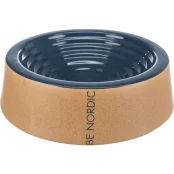 Миска Trixie Ceramic Bowl Be Nordic для собак, 800 мл, темно-синій/бежевий