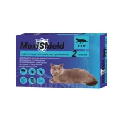 Краплі на холку MoxiShield протипаразитарні, для котів вагою 4-8 кг, 0.8 мл, 2 піпетки