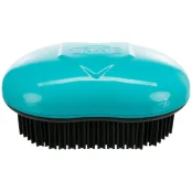 Щітка Trixie Upholstery Textile Brush для видалення шерсті з меблів та текстилю, 7×10 см, чорно-бірюзова