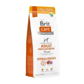 Сухой корм Brit Care Dog Hypoallergenic Adult Medium Breed для взрослых собак средних пород, ягненок, 12+2 кг