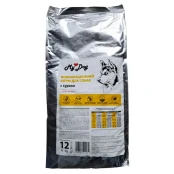 Сухой корм AnimAll My dog для взрослых собак, с курицей, 12 кг