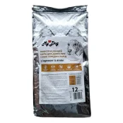 Сухой корм AnimAll My dog для взрослых собак средних пород, с индейкой и ягненком, 12 кг