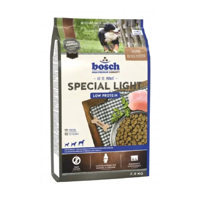 Сухий корм Bosch Special Light для собак із захворюваннями нирок та печінки, 2.5 кг