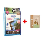 Сухой корм Bosch HPC Medium Junior, для щенков, 3 кг, акция + 1 кг лакомств Sammy`s