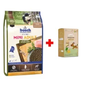 Сухой корм Bosch HPC Mini Adult птица и просо, для собак, 3 кг, акция + 1 кг лакомств Sammy`s