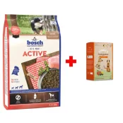 Сухой корм Bosch HPC Active, для собак, 3 кг, акция + 1 кг лакомств Sammy`s