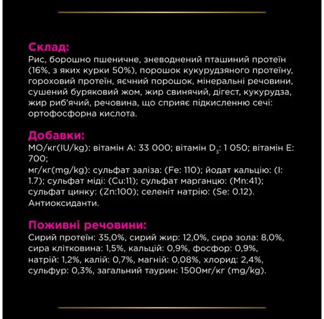 Сухий корм Purina Pro Plan Veterinary Diets Urinary для котів з сечокам'яною хворобою, 1.5 кг