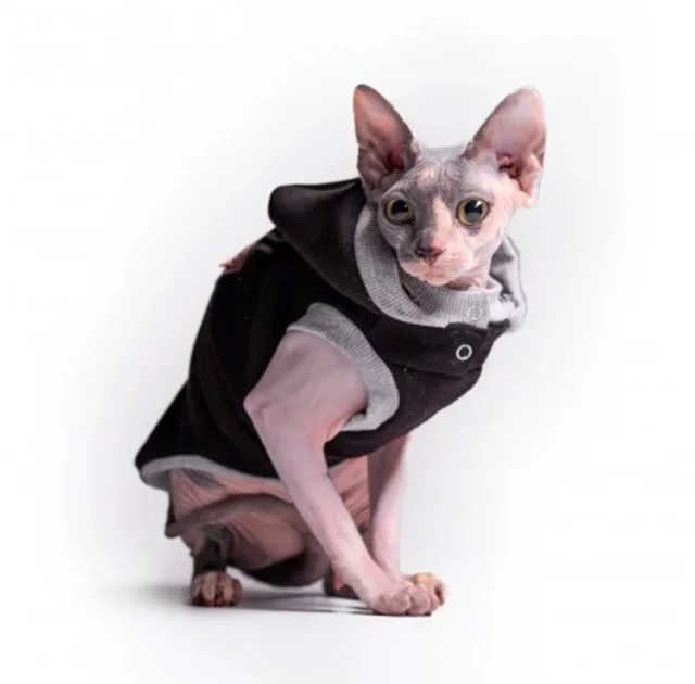 Майка Style Pets ADS для кошек, цвет черный, размер S