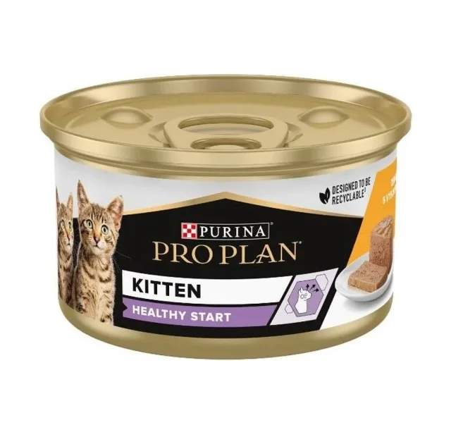 Консерва Purina ProPlan Junior, для кошенят, мус з куркою, 85 г