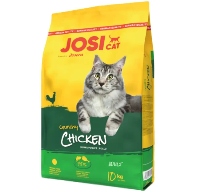 Сухий корм Josera JosiCat Adult Crunchy Chicken для дорослих кішок, з ніжним м'ясом домашньої птиці, 10 кг