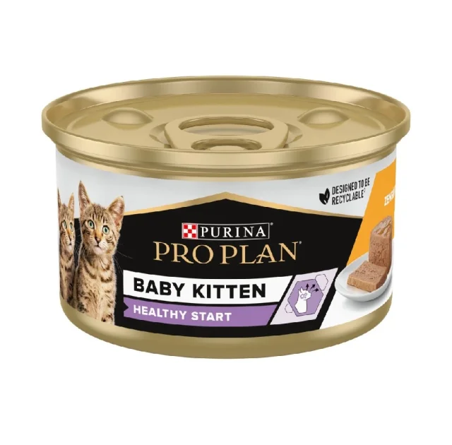 Вологий корм Purina Pro Plan Baby Kitten для кошенят, з куркою, 85 г