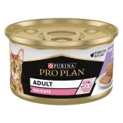 Вологий корм Purina Pro Plan Delicate для котів з чутливим травленням, з індичкою, 85 г