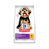 Сухой корм Hill's Science Adult Sensitive Stomach & Skin Small & Mini чувствительное пищеварение и кожа, для собак малых пород, с курицей, 6 кг