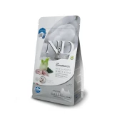 Сухой беззерновой корм Farmina N&D WHITE для собак мелких пород с белой шерстью, с сибасом, спирулиной и фенхелем, 2 кг