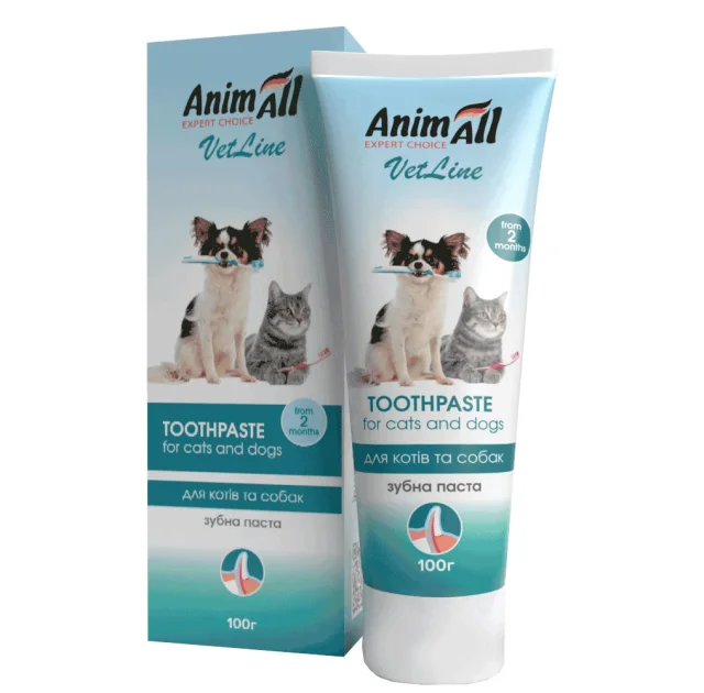 Зубная паста AnimAll для котів та собак, 100 мл