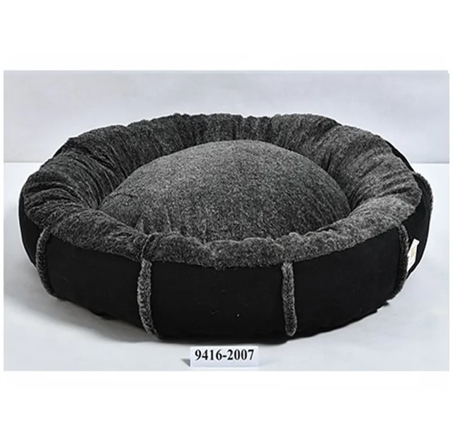 Лежак Animall Mary Velvet для собак и кошек, размер S, 56×56×15см,черный