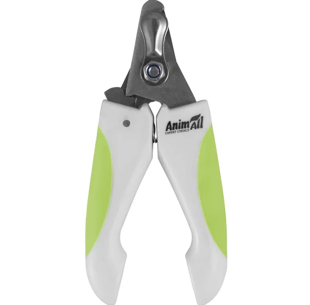 Когтерез AnimAll Groom для собак и кошек, зеленый, S, 12×5.5 см