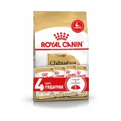 Акционный набор Royal Canin Chihuahua Adult для чихуахуа, 1.5 кг + 4 паучи в подарок