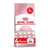 Акційний набір Royal Canin Kitten для кошенят від 4 до 12 місяців, 2 кг + 4 паучі в подарунок