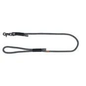 Повідець Trixie Soft Rope для собак, розмір S-XL, 1 м/10 мм, чорний/сірий