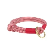Нашийник-зашморг Trixie Soft Rope для собак, розмір XS-S, 30 см/10 мм, червоний/крем