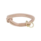 Нашийник-зашморг Trixie Soft Rope для собак, розмір XS-S, 30 см/10 мм, рожевий/світло-рожевий