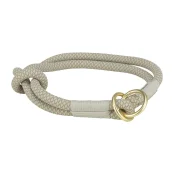 Нашийник-зашморг Trixie Soft Rope для собак, розмір XS-S, 30 см/10 мм, сірий/світло-сірий