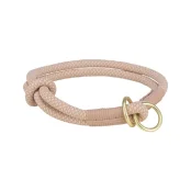 Нашийник-зашморг Trixie Soft Rope для собак, розмір S-M, 40 см/10мм, рожевий/світло-рожевий