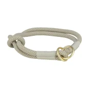 Нашийник-зашморг Trixie Soft Rope для собак, розмір S-M, 40 см/10мм, сірий/світло-сірий