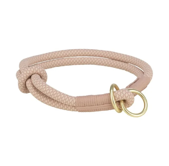 Нашийник-зашморг Trixie Soft Rope для собак, розмір L-XL, 55 см/10мм, рожевий/світло-рожевий