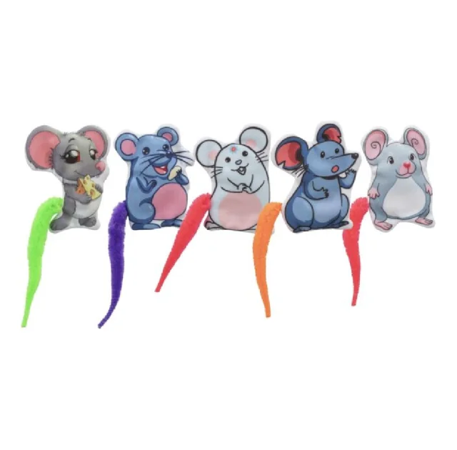 Игрушка Trixie Mouse мышка, для кошек, ткань, 7.5 см