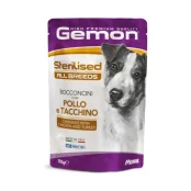 Сухой корм Gemon Dog Wet Senior/Sterilised для стерилизованных собак индейка, 100 г