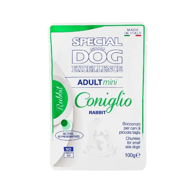 Вологий корм Monge SDE Dog Wet Mini Adult для собак, з кроликом, 100 г