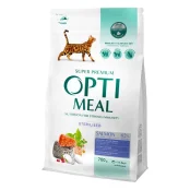 Сухий корм Optimeal для стерилізованих кішок, з лососем, 700 г