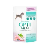 Влажный корм Optimeal Adult Dogs Multi Taste для собак, набор 3+1, 400 г