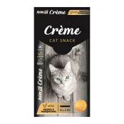 Ласощі AnimAll Сrème для котів, зі смаком курки з макреллю, 6×15 г