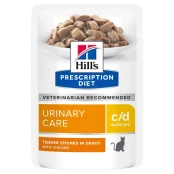 Вологий корм Hill's Prescription Diet c/d Multicare для котів, з куркою, 85 г